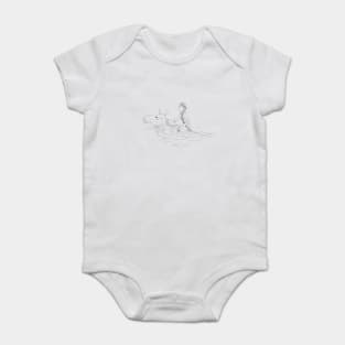 Moose Girl Baby Bodysuit